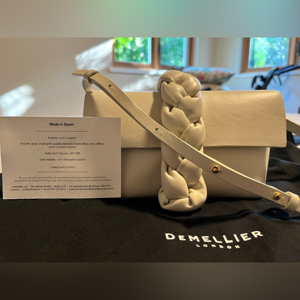 DeMellier Verona Cream Crossbody Bag